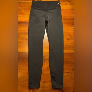 Nike Women’s Black Pull On High waist Athletic Gym Yoga Leggings Sz M